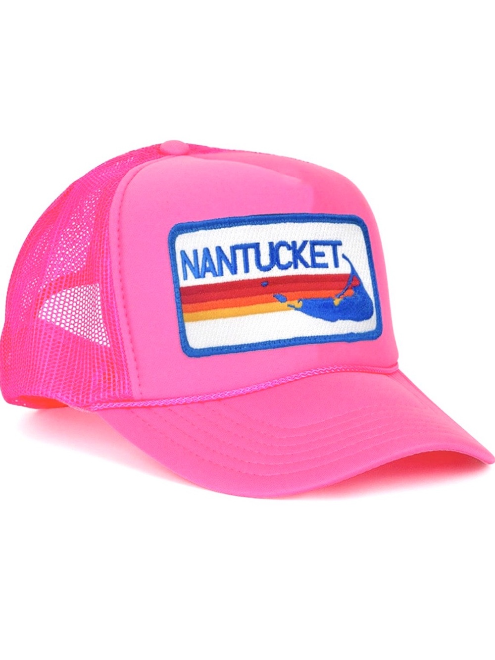 NWT Aviator Nation Nantucket Trucker Hat in Neon Pink 2025 Brand New